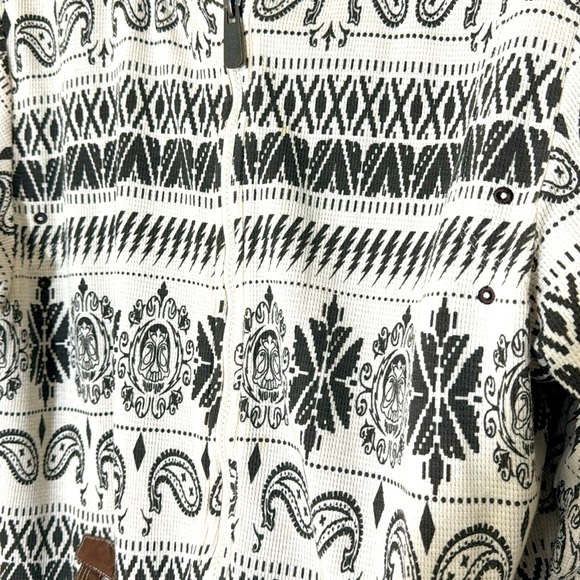 Surplus Printed Fleece Lined Bomber Jacket Size Large - Picture 7 of 8